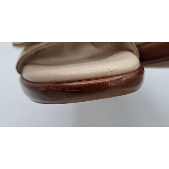 SAS Quatro Tripad Comfort Slingback Sandals Bone 3 Strap Women Size 9.5 N Beige - Picture 9 of 16